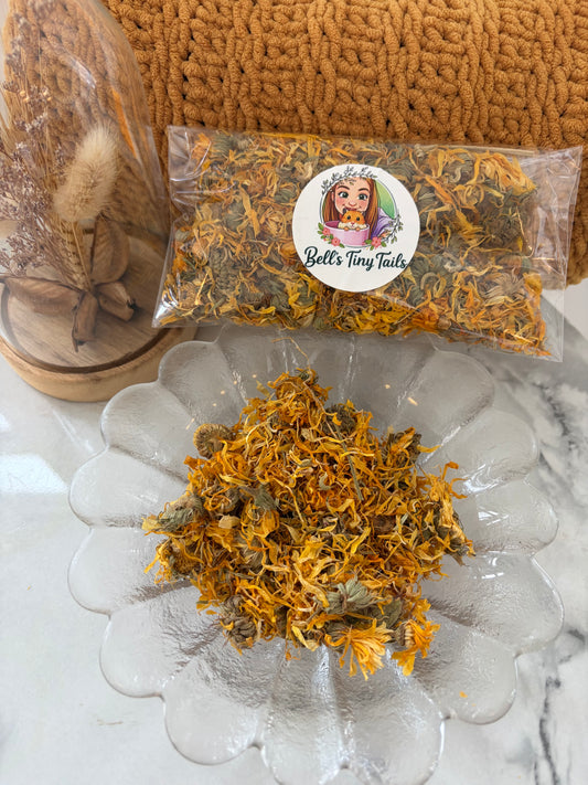 25g Marigold Flower Forage For Hamsters, Gerbils, Mice, Guinea Pigs & Rabbits