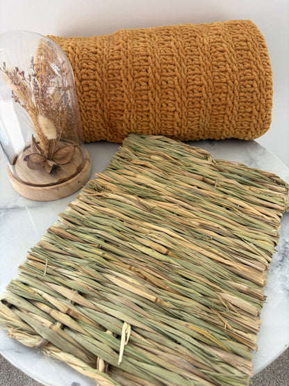Seagrass Mat For Small Animals, Hamsters, Rabbits, Guinea Pigs, Rats & Mice