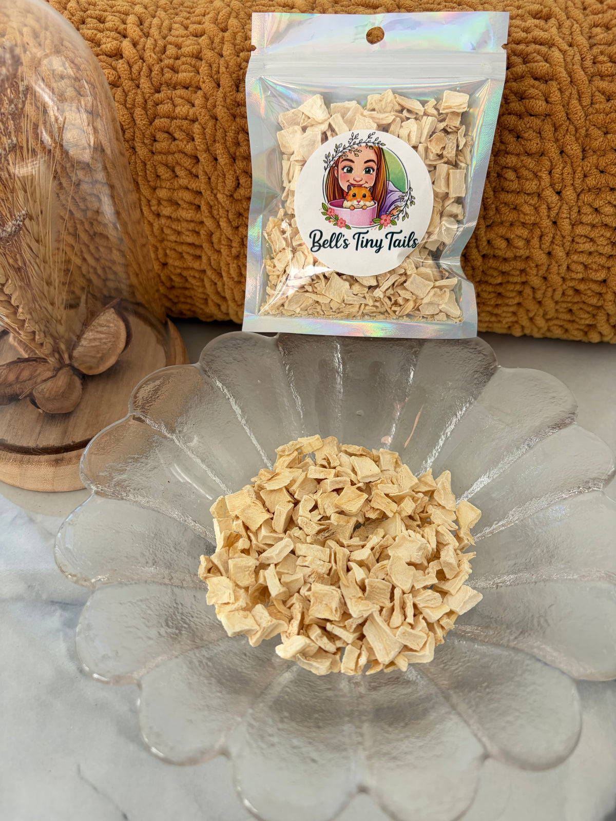 20g Dried Parsnip Treats For Small Animals
