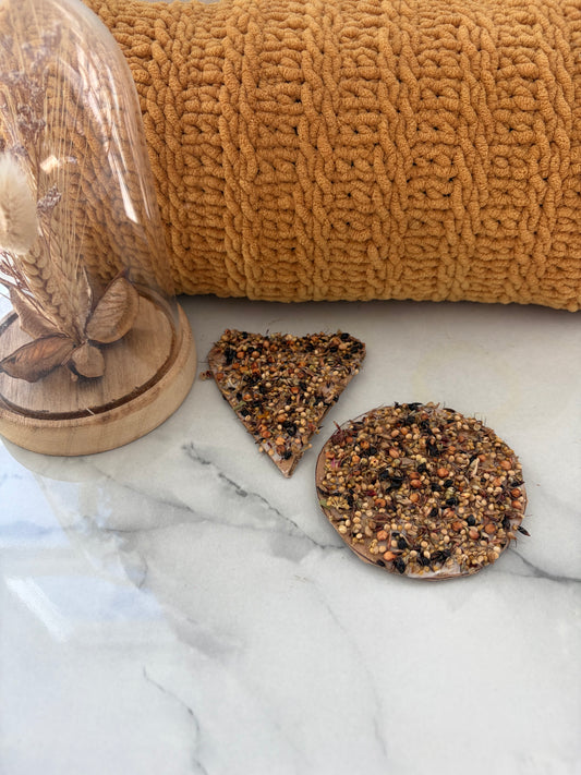 2 x Handmade Flat Seed Boredom Breakers