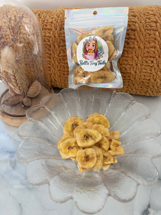 25g Organic Dried Banana Treats