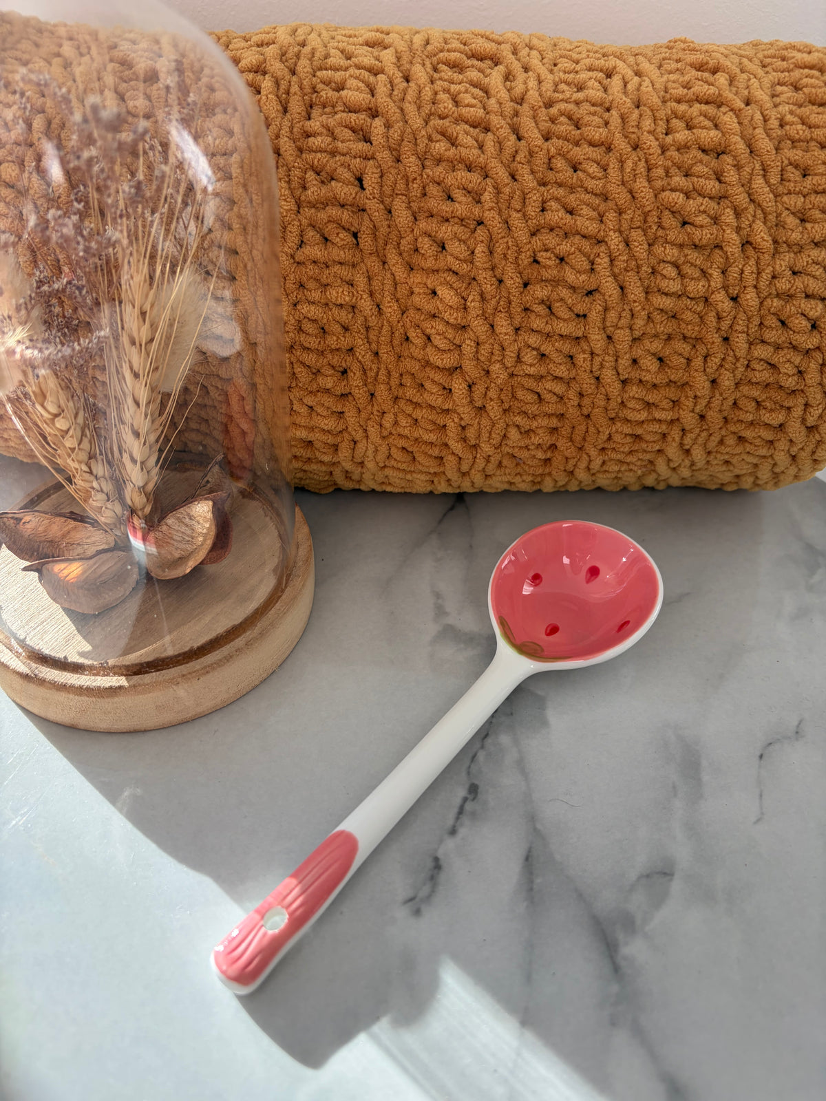 Ceramic Strawberry Spoon