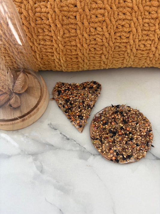 2 x Handmade Flat Seed Boredom Breakers