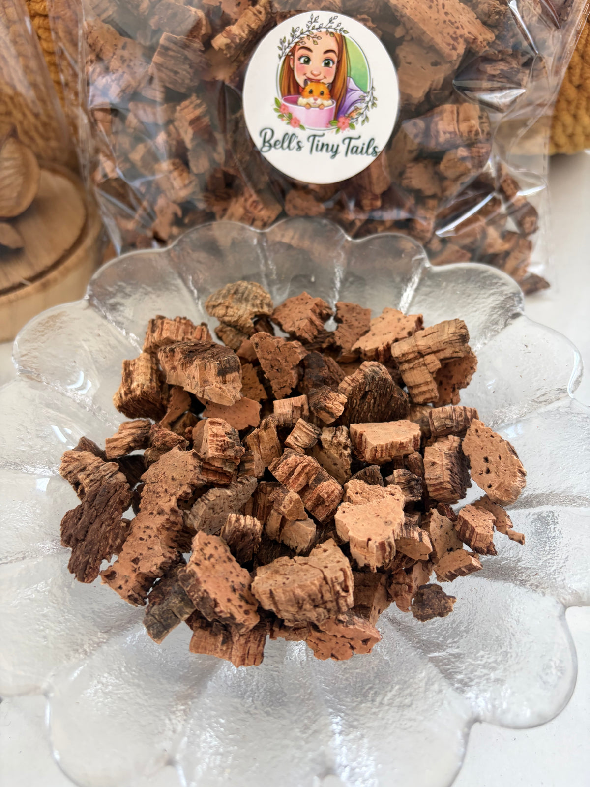 100g Natural Larger Cork Granules Digging Substrate