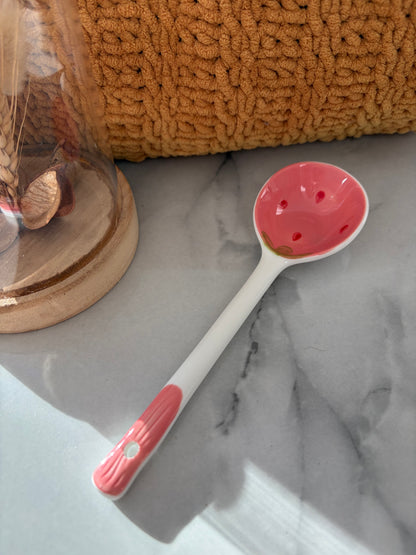 Ceramic Strawberry Spoon