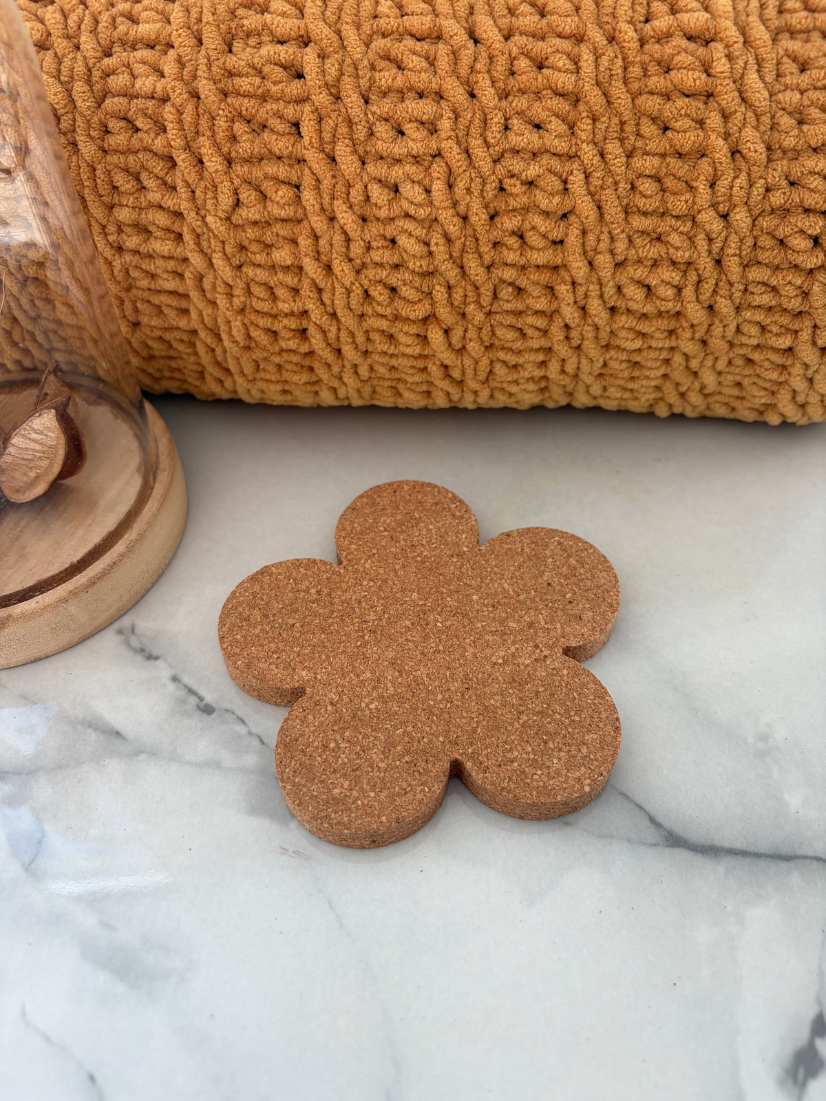 Flower Cork Mat For Small Animals